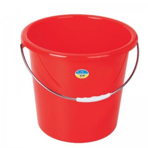 家用手提塑料桶大号 加厚塑料水桶 学生宿舍塑料大红桶